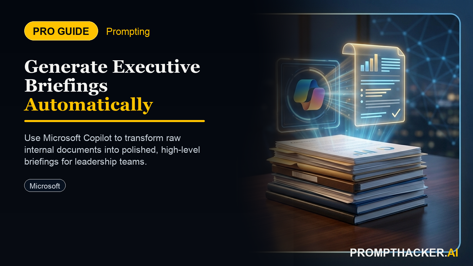 copilot executive briefing generation ai