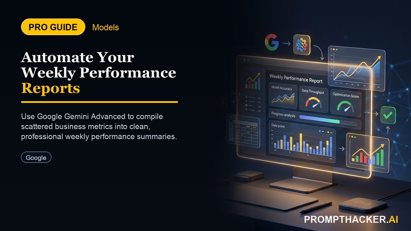 gemini advanced automated weekly performance reports