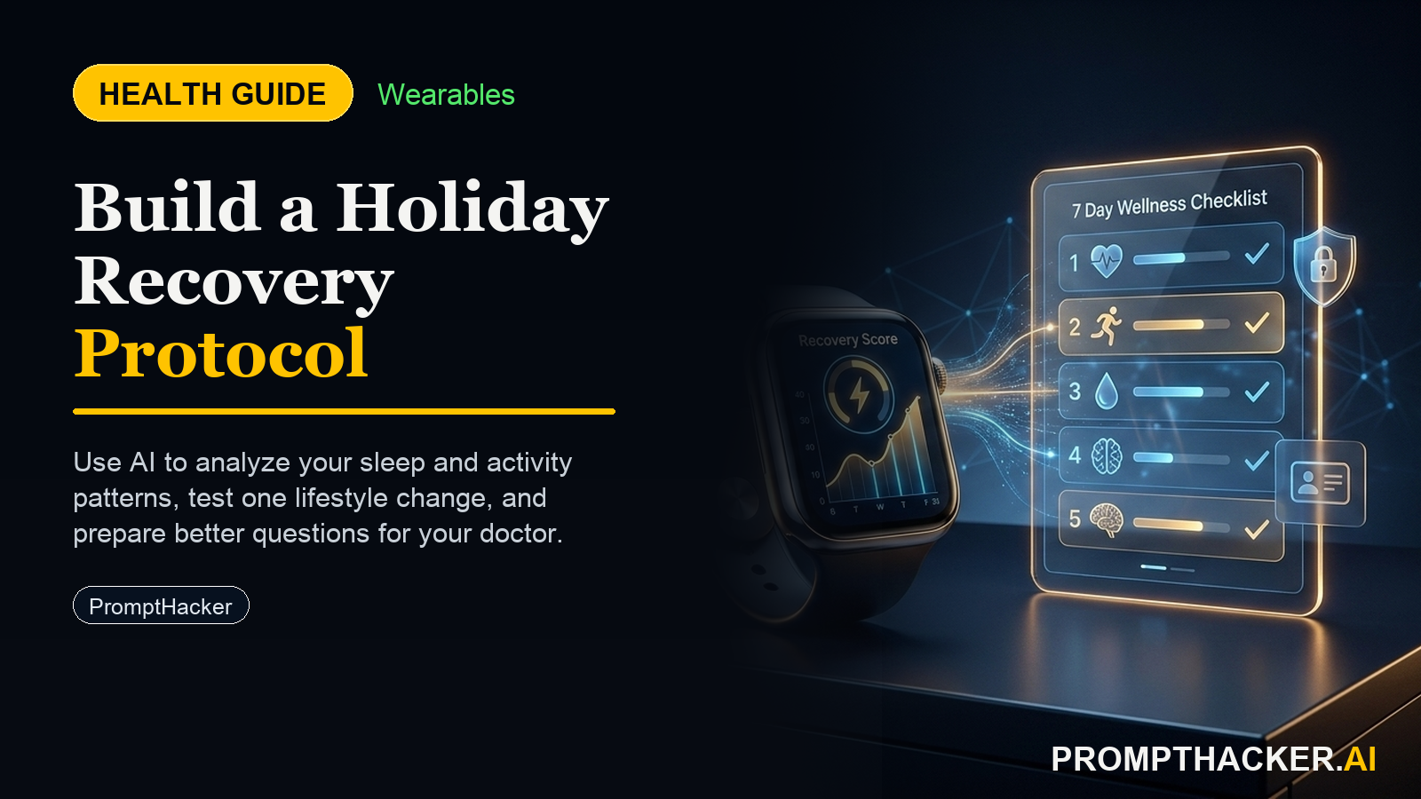ai health tip holiday downtime recovery protocol