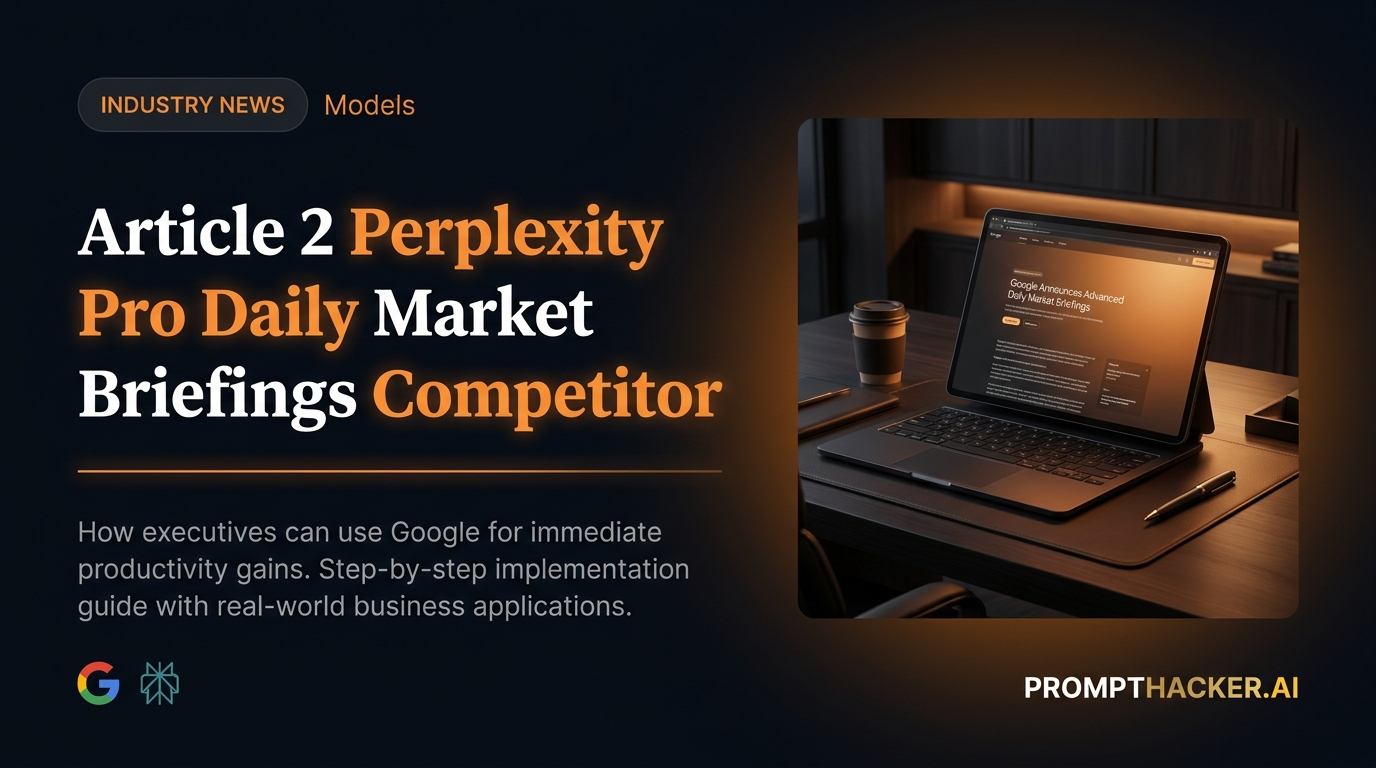 perplexity pro daily market briefings competitor