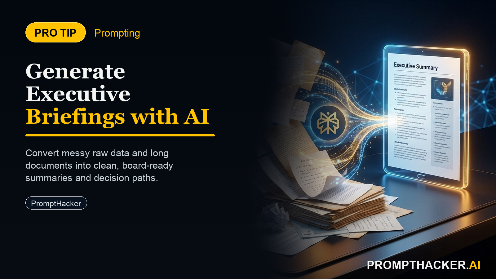 ai executive briefing generator strategic insights