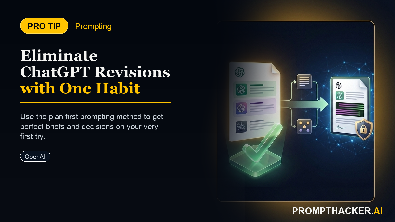 chatgpt plan first prompt eliminate revisions