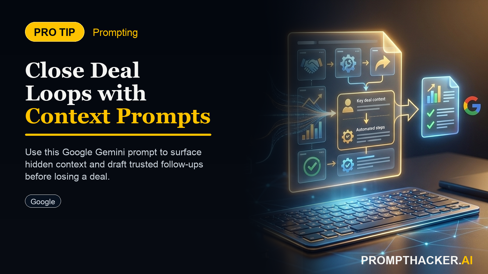 gemini find context first prompt followups