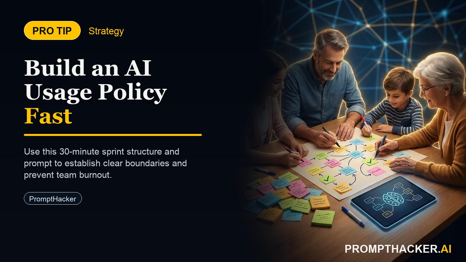 team ai usage policy hbr burnout