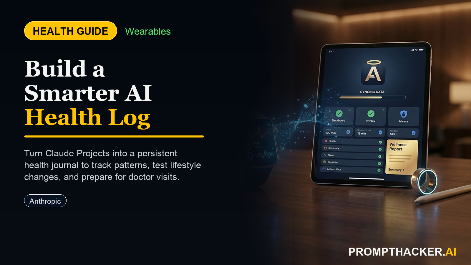 claude projects health log smarter over time