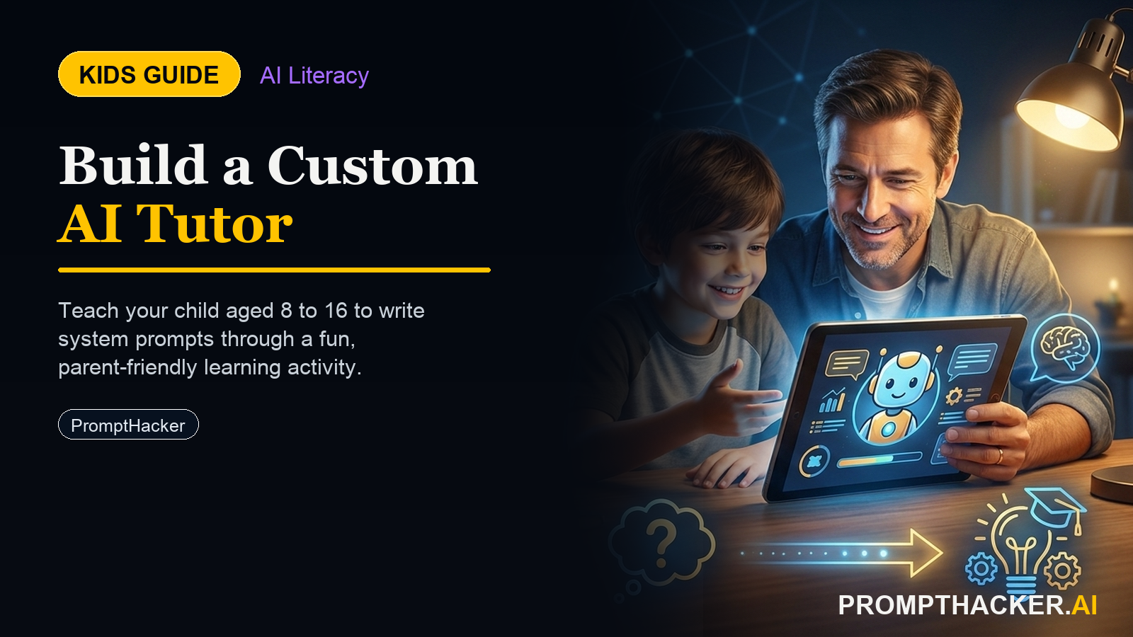 build your ai tutor write a system prompt ages 8 16