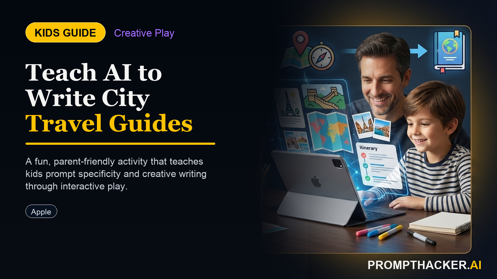 teach ai your city write travel guide kids