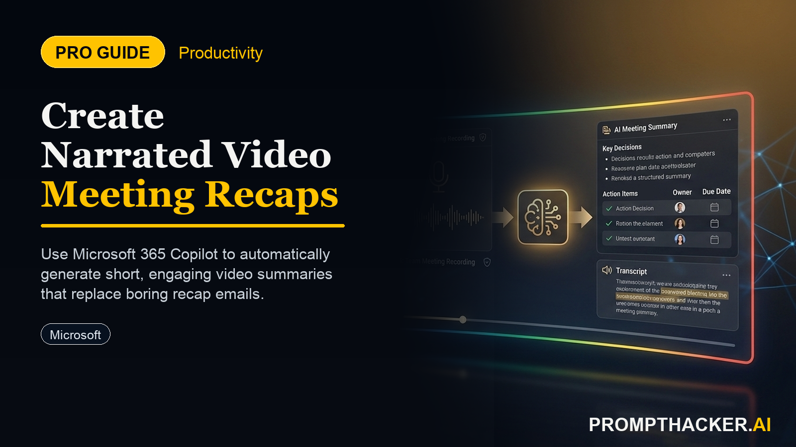 productivity gem copilot video recap issue 121