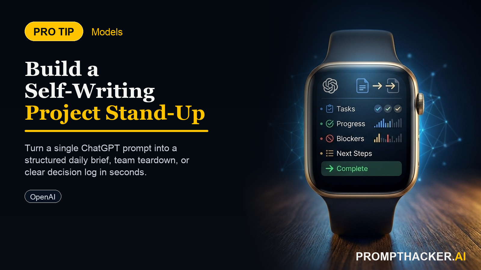 pro tip chatgpt project standup