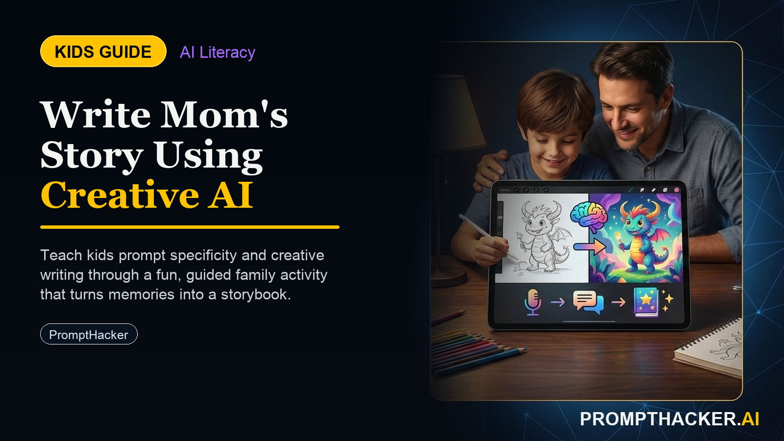 write moms story ai mothers day kids guide