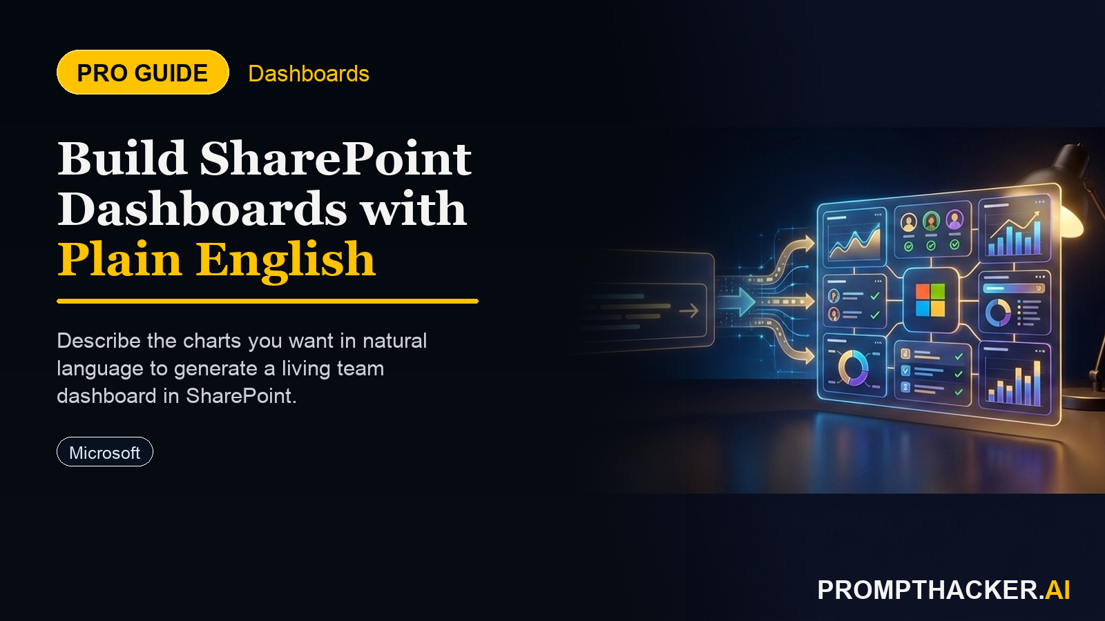 sharepoint ai charts team dashboard