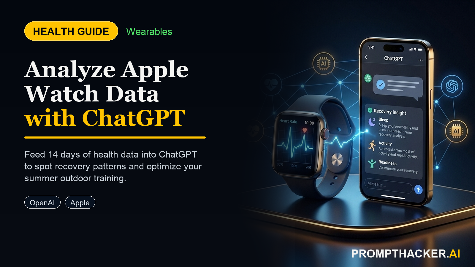 summer recovery protocol feed 14 days of apple watch data in