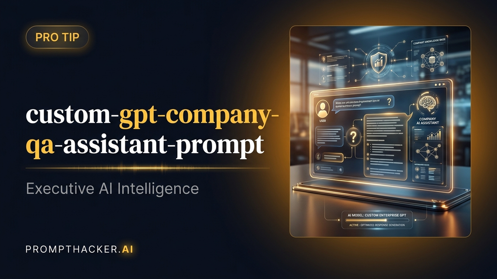 custom gpt company qa assistant prompt
