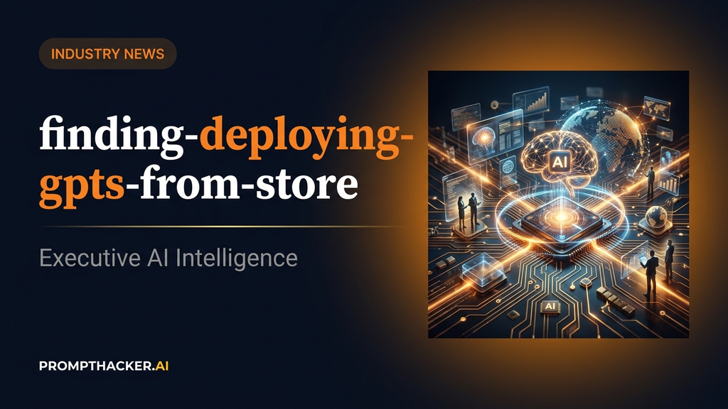 finding deploying gpts from store