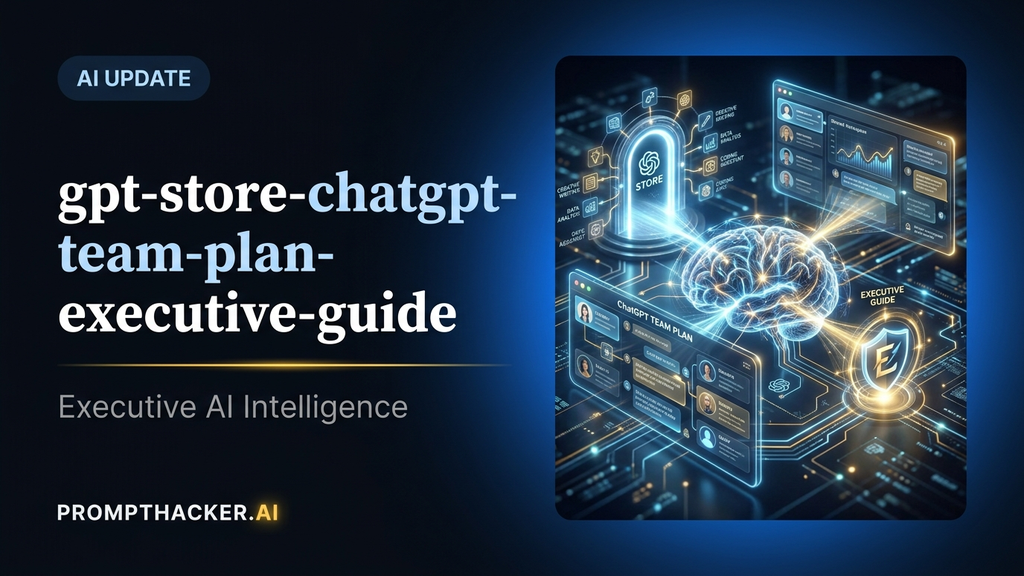 gpt store chatgpt team plan executive guide
