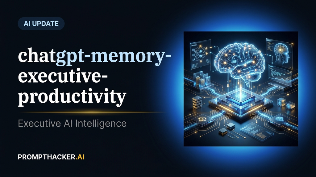 chatgpt memory executive productivity