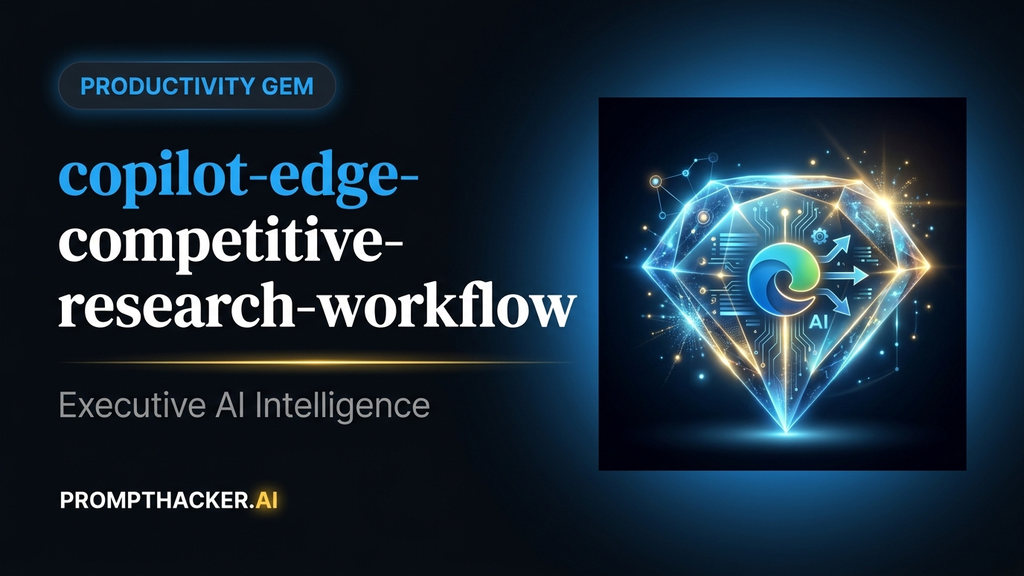 copilot edge competitive research workflow