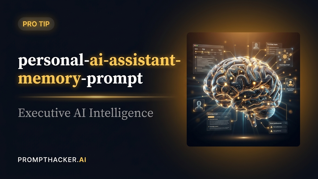personal ai assistant memory prompt
