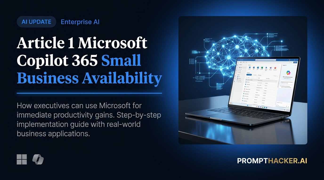 microsoft copilot 365 small business availability