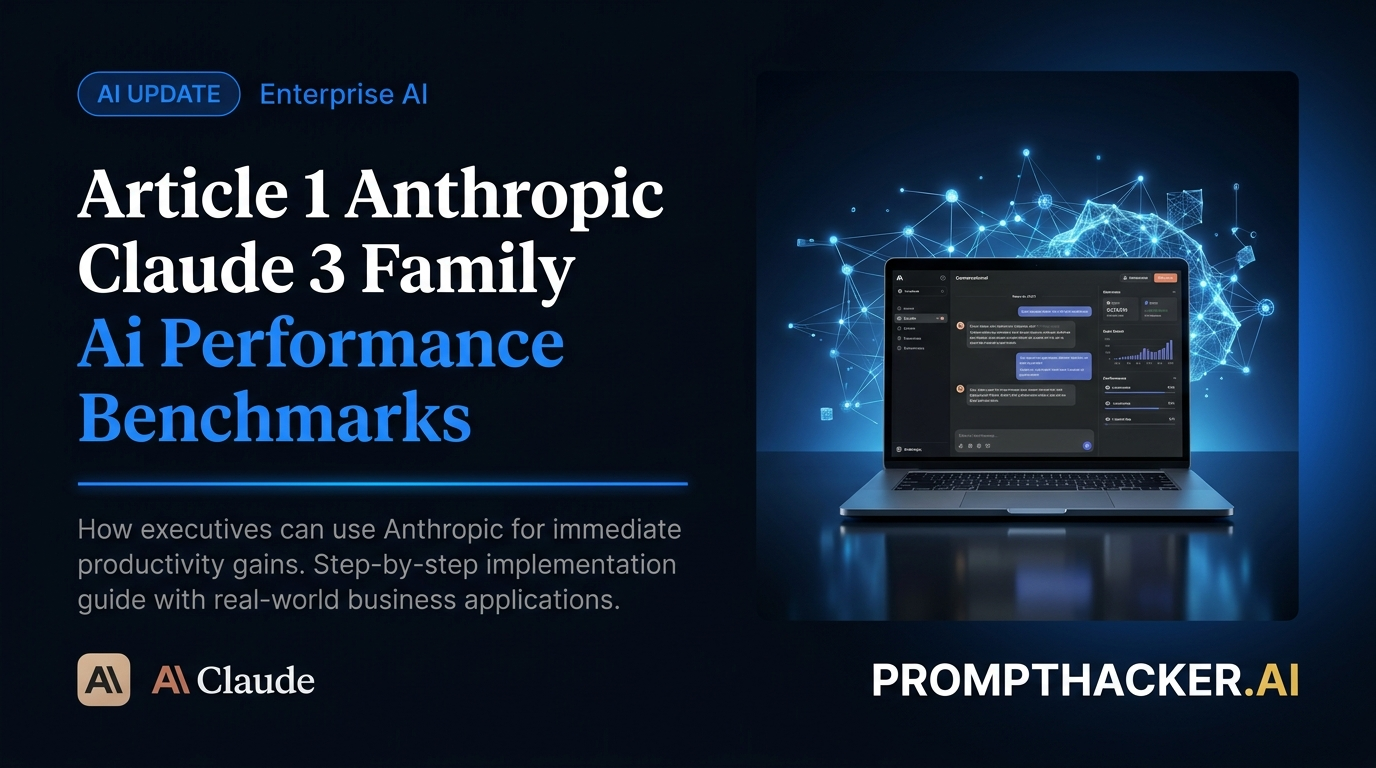 anthropic claude 3 family ai performance benchmarks