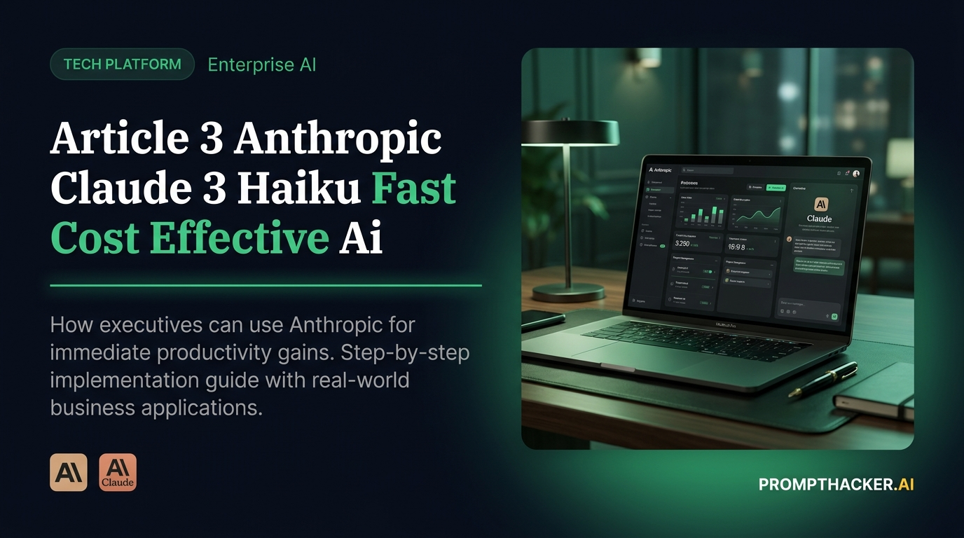 anthropic claude 3 haiku fast cost effective ai