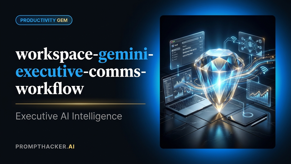 workspace gemini executive comms workflow