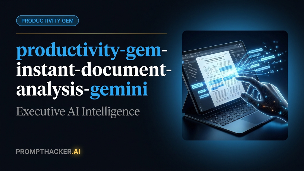 productivity gem instant document analysis gemini
