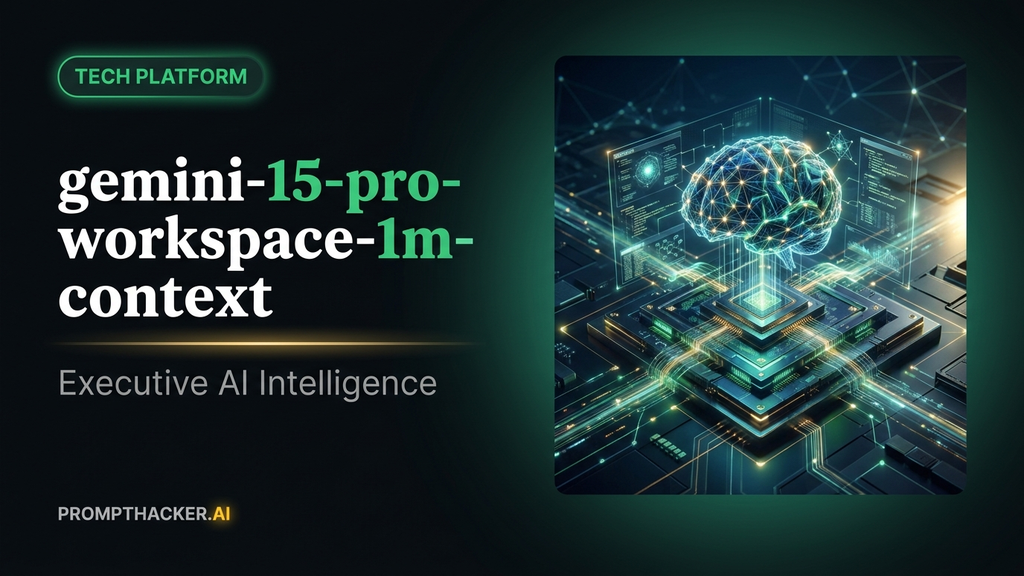 gemini 15 pro workspace 1m context
