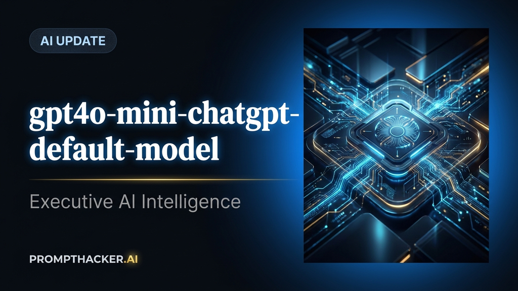 gpt4o mini chatgpt default model