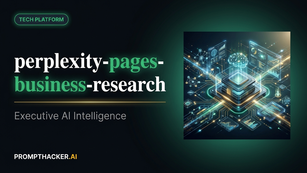 perplexity pages business research