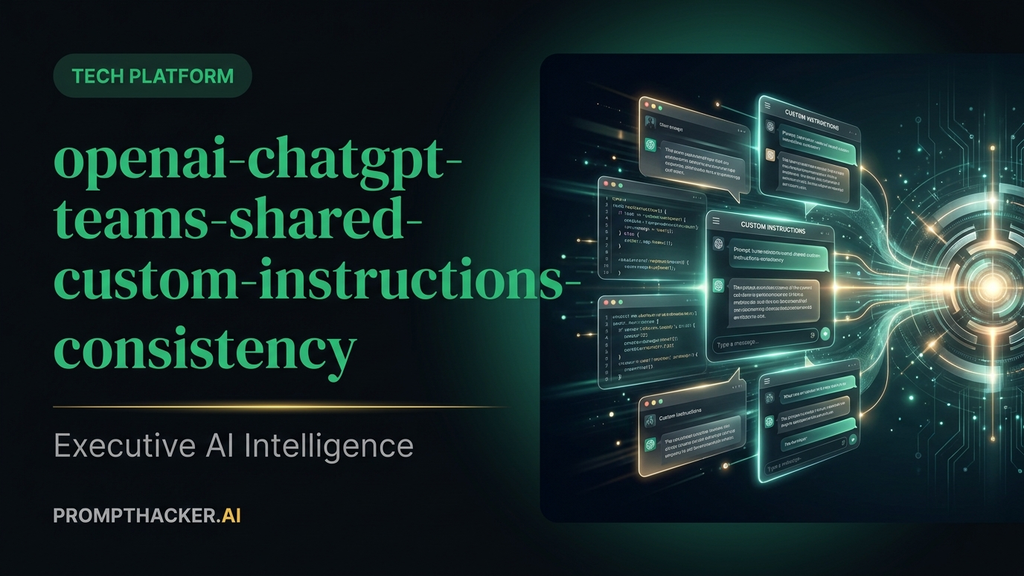 openai chatgpt teams shared custom instructions consistency 2