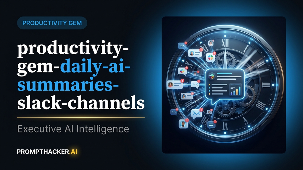 productivity gem daily ai summaries slack channels