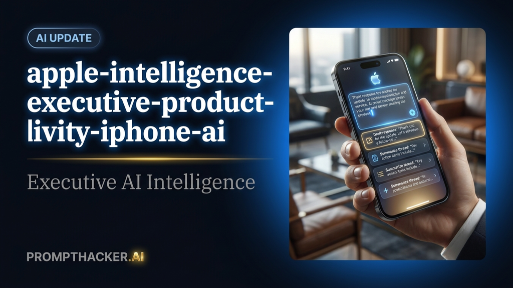 apple intelligence executive productivity iphone ai