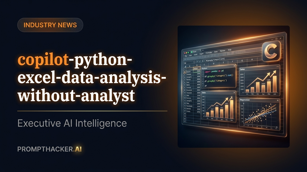 copilot python excel data analysis without analyst