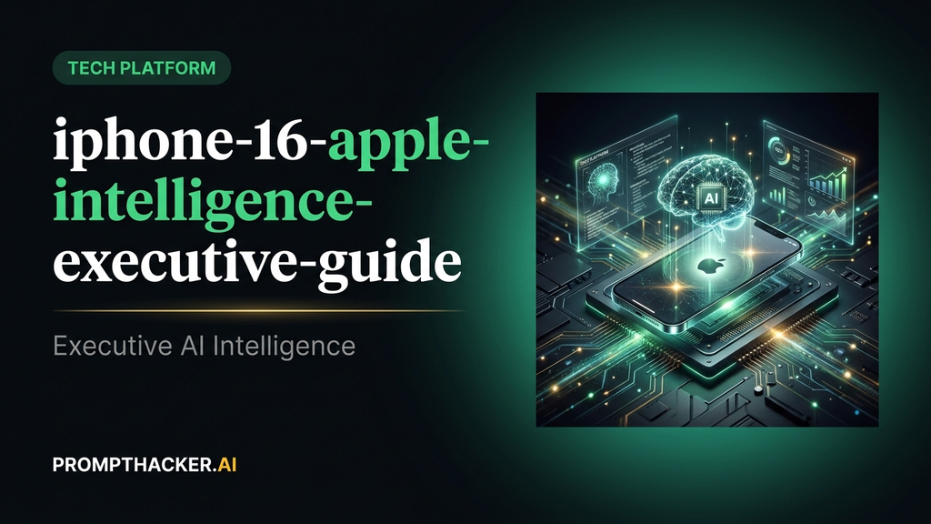 iphone 16 apple intelligence executive guide