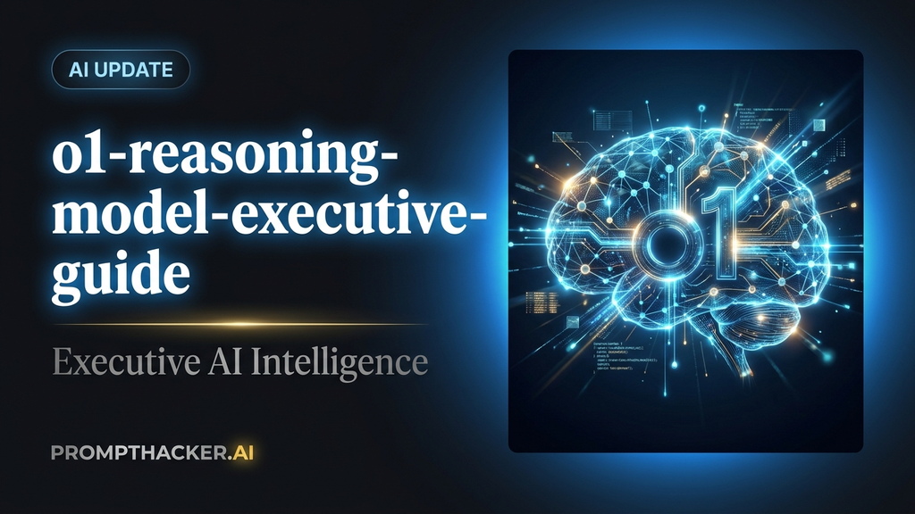 o1 reasoning model executive guide