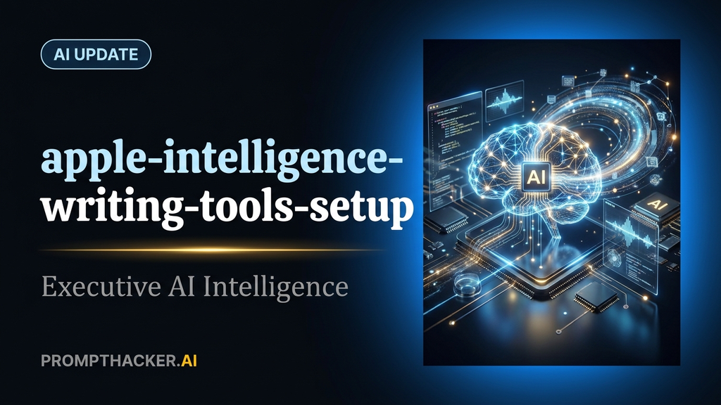 apple intelligence writing tools setup