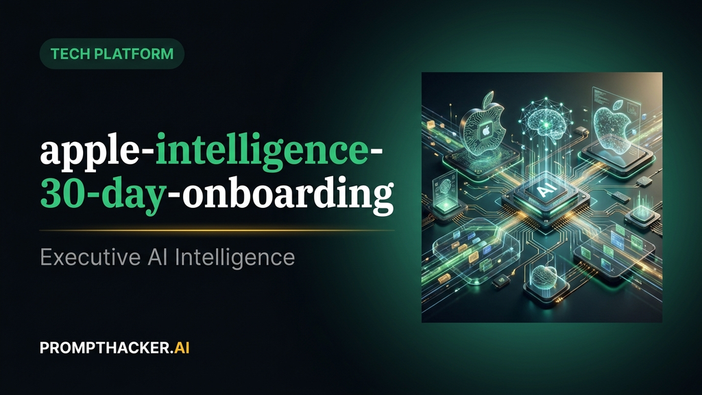 apple intelligence 30 day onboarding