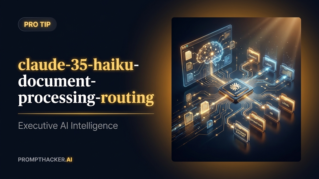 claude 35 haiku document processing routing
