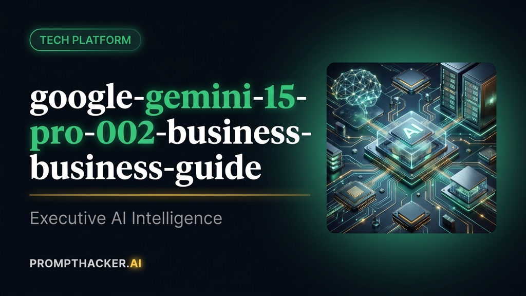 google gemini 15 pro 002 business guide
