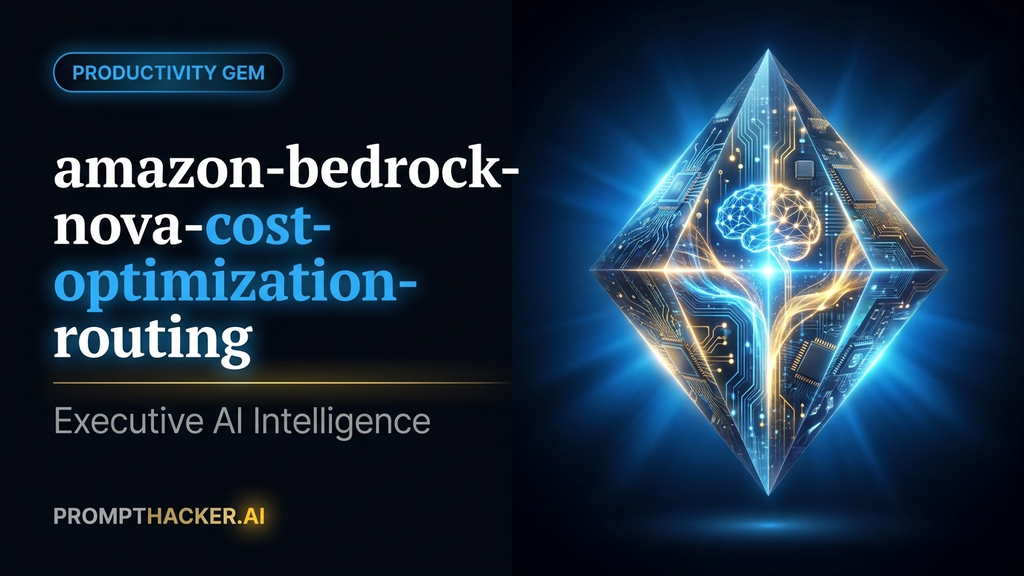 amazon bedrock nova cost optimization routing