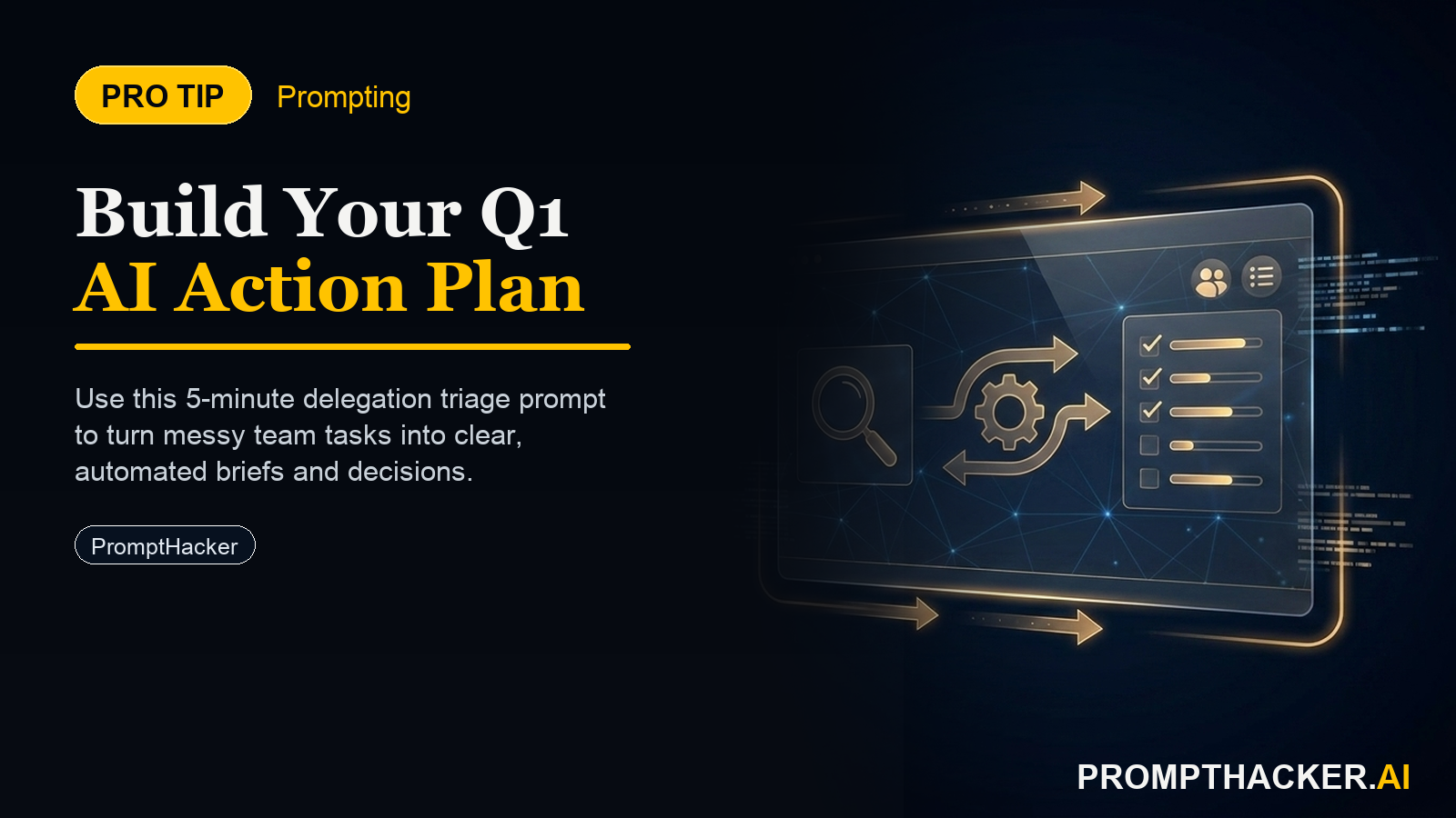 ai delegation triage q1 action plan