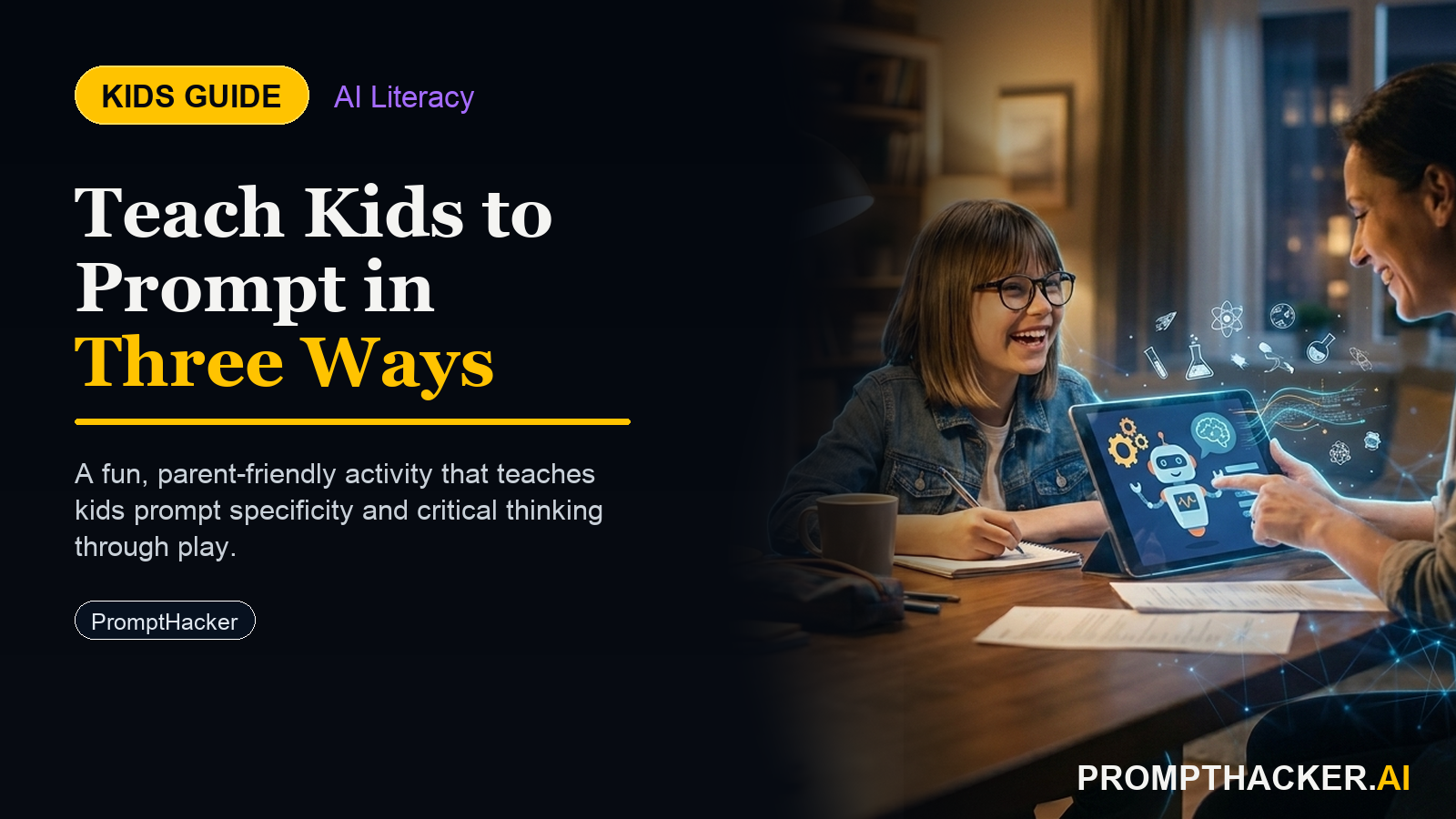 ask ai explain 3 ways kids activity