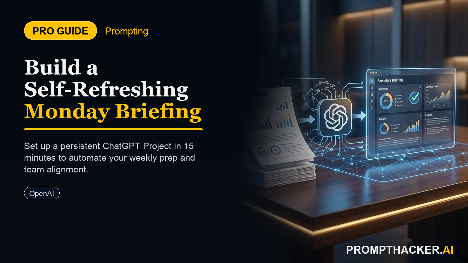 chatgpt projects monday briefing