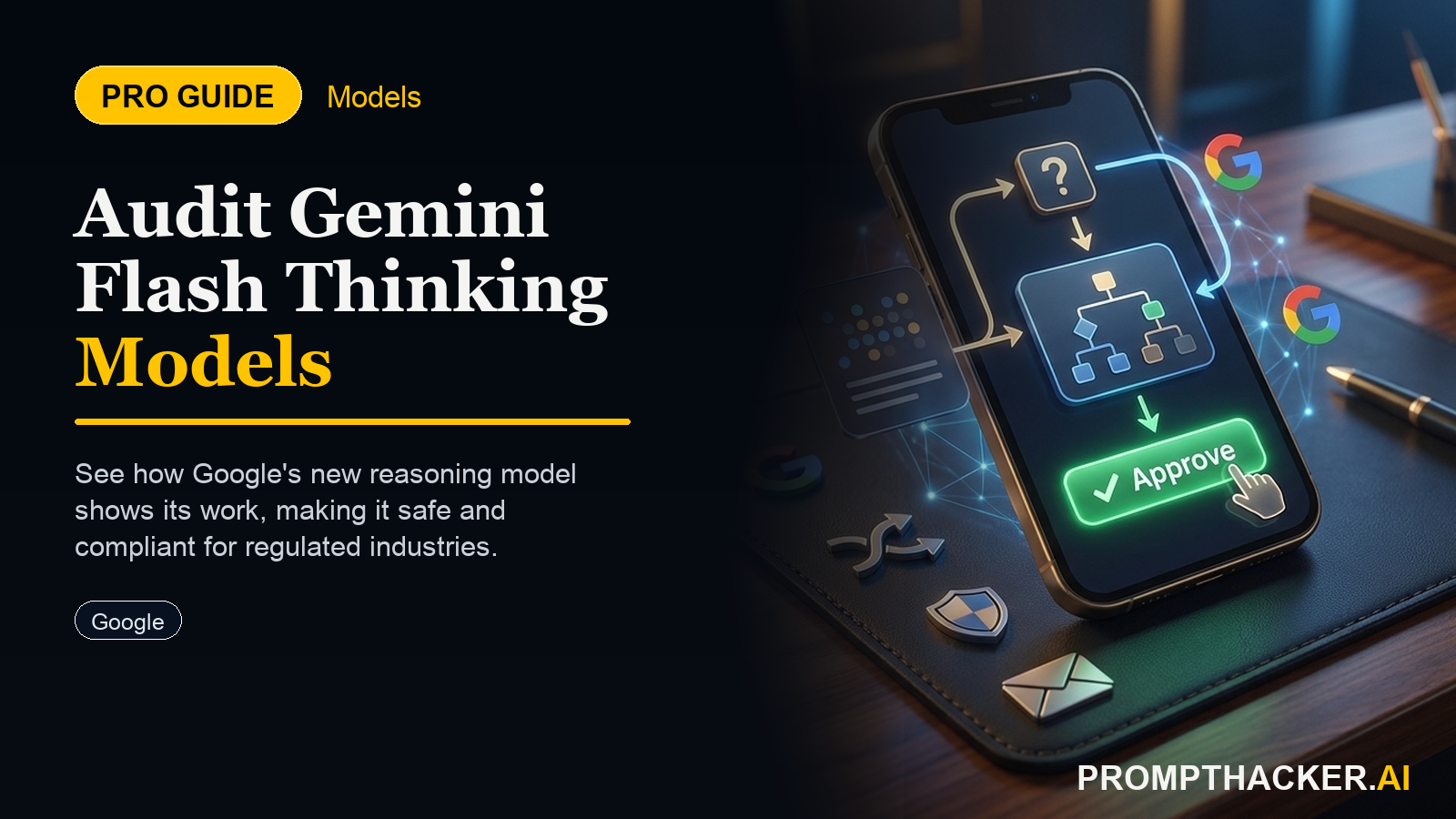 gemini flash thinking auditability regulated industries