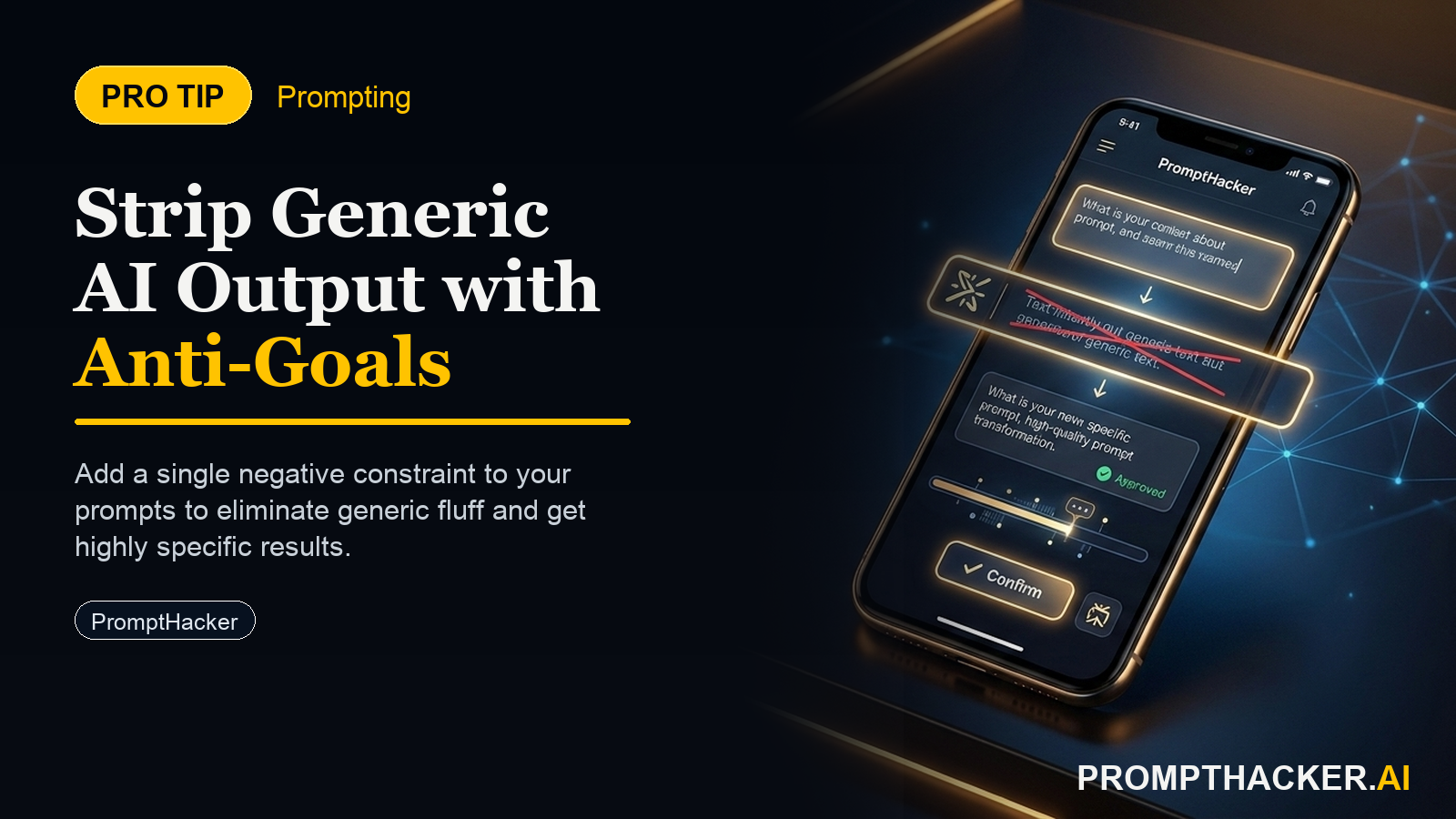 anti goal technique ai prompts