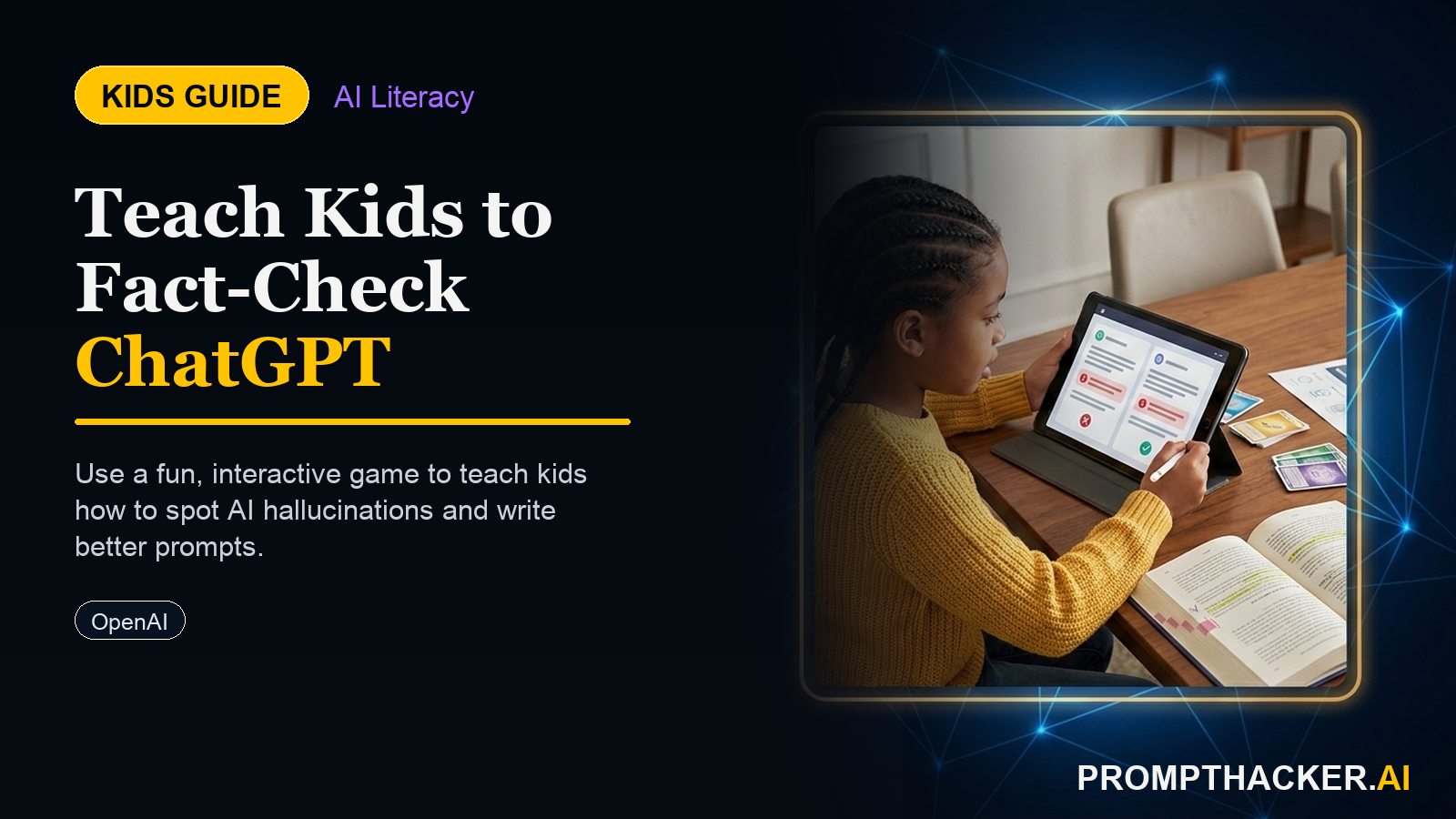 kids ai fact checking game