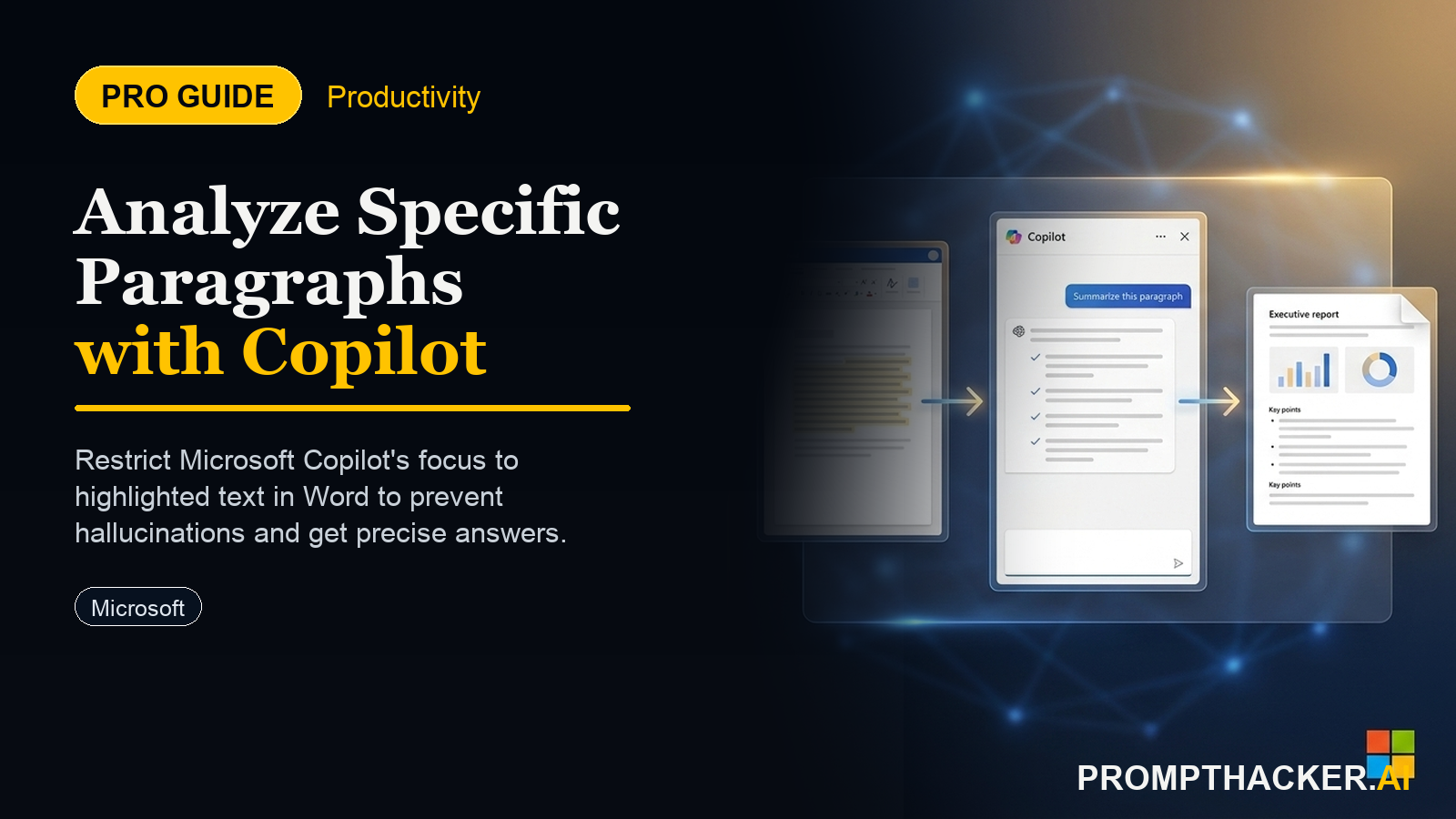 microsoft copilot paragraph selection word