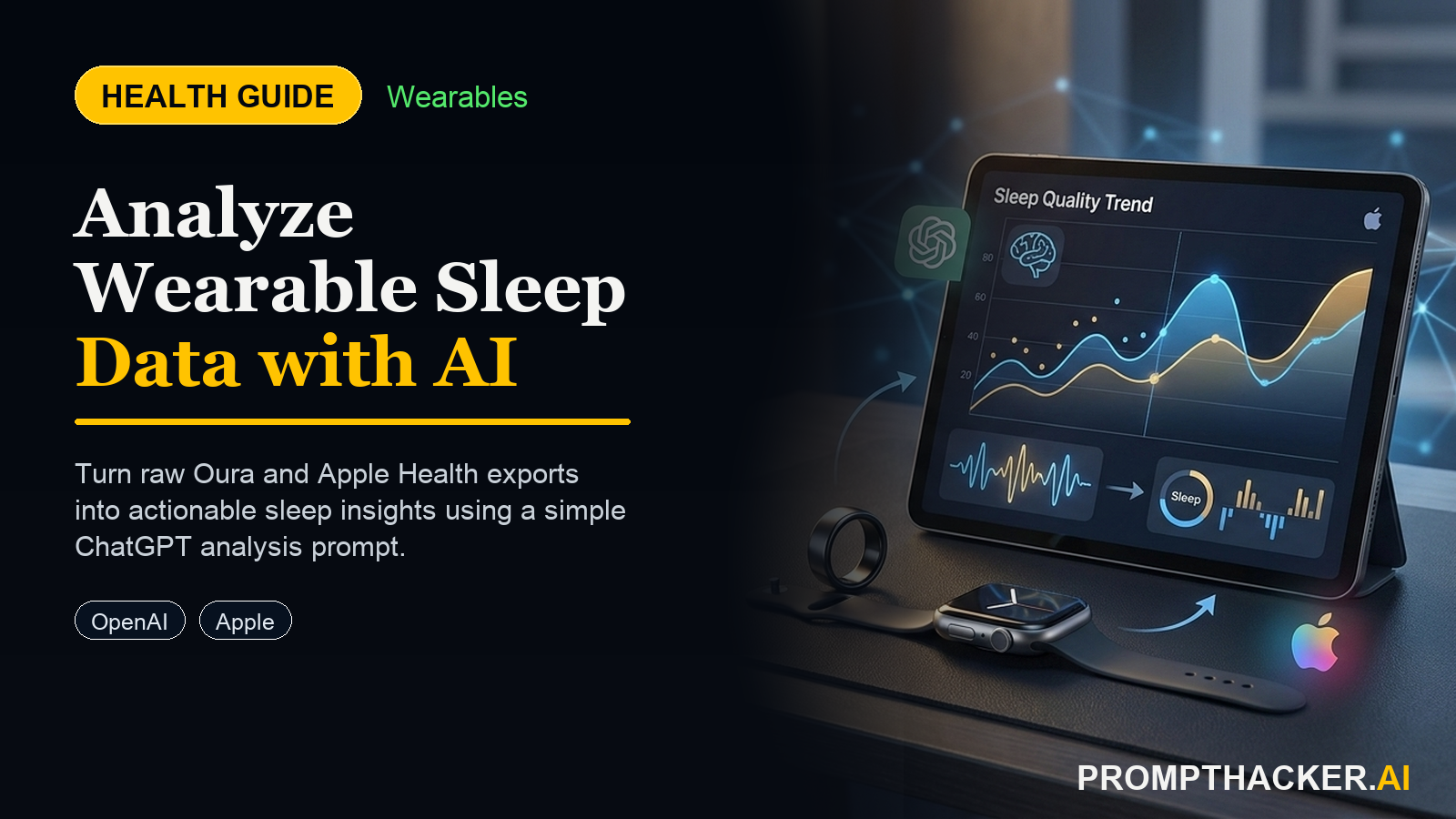 sleep audit oura apple health chatgpt