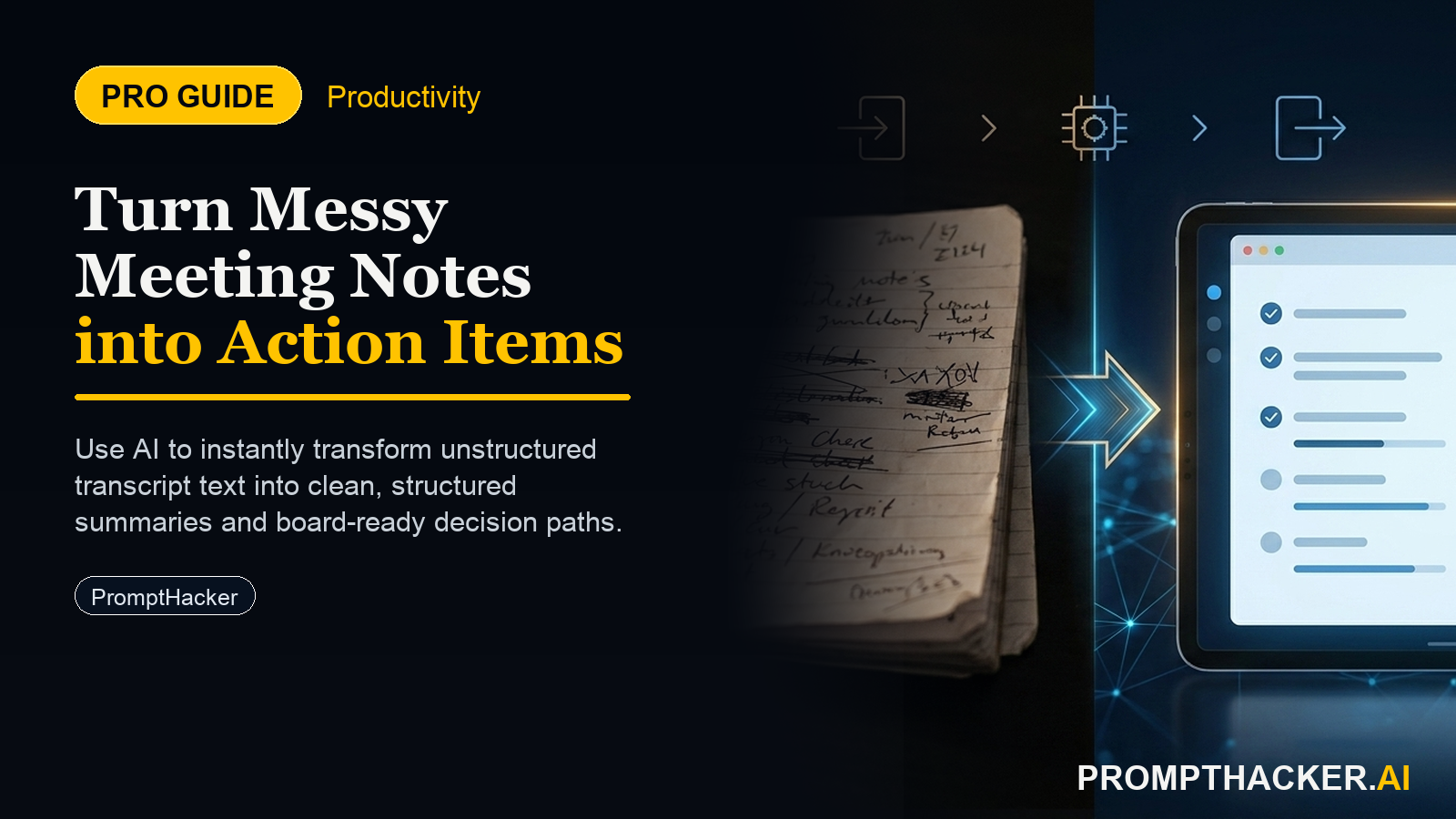 automated meeting note summarization ai